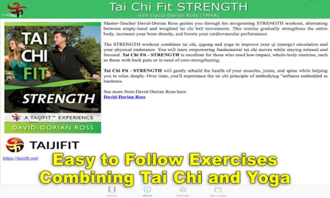 Tai Chi Fit STRENGTH android App screenshot 2